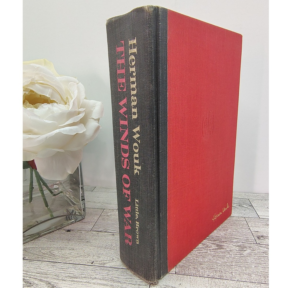 Winds Of War Herman Wouk Hardcover Novel 1971 4th Print WWII‎ Historical Fiction